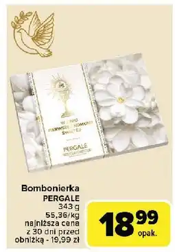 Carrefour Market Bombonierka w dniu pierwszej komunii świętej Pergale oferta