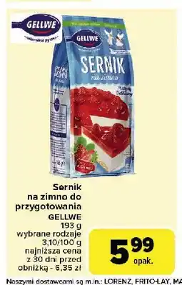 Carrefour Market Sernik na zimno Gellwe oferta