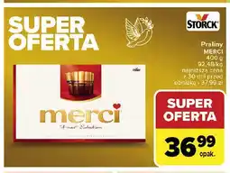 Carrefour Market Bombonierka czerwona Storck merci oferta