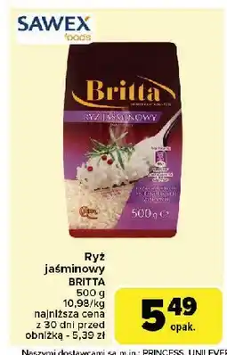 Carrefour Market Ryż jasminowy BRITTA oferta