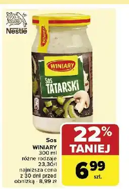 Carrefour Sos tatarski Winiary oferta