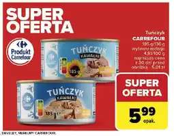 Carrefour Market Tuńczyk kawałki w sosie własnym Carrefour classic oferta