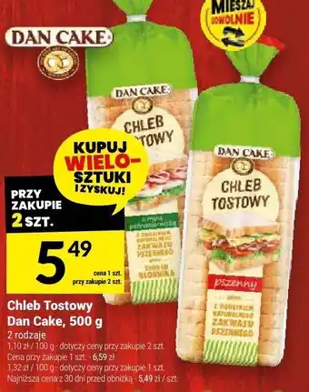 Twój Market Chleb Tostowy Dan Cake, 500 g oferta