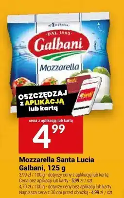 Twój Market Mozzarella Santa Lucia Galbani, 125 g oferta