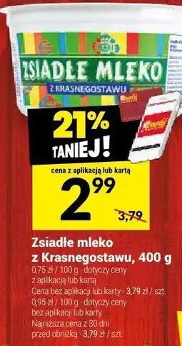 Twój Market Zsiadłe mleko z Krasnegostawu, 400 g Krasnystaw oferta
