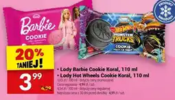 Twój Market Lody Hot Wheels Cookie Koral 110ml oferta