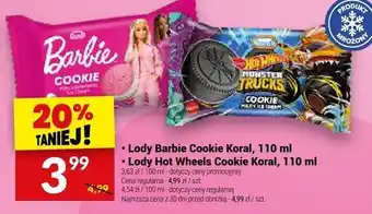 Twój Market Lody Hot Wheels Cookie Koral 110ml oferta