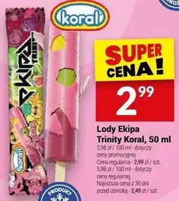Twój Market Lody Ekipa Trinity Koral 50ml oferta