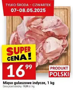 Twój Market Mięso gulaszowe indycze 1kg Twój Market oferta