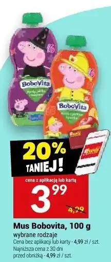 Twój Market Mus Bobovita, 100 g oferta
