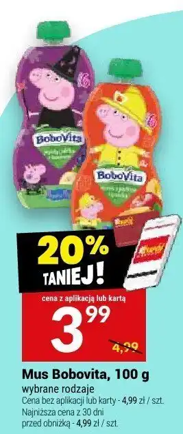 Twój Market Mus Bobovita, 100 g oferta