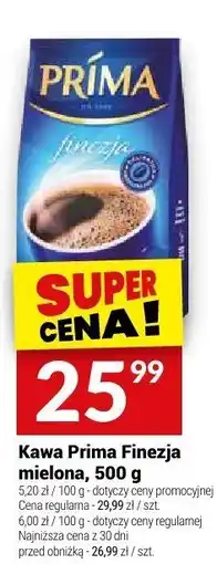 Twój Market Kawa Prima Finezja mielona, 500 g oferta
