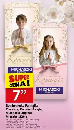 Twój Market Bombonierka Pamiątka Pierwszej Komunii Świętej Michałki Orignal Mieszko, 220 g oferta