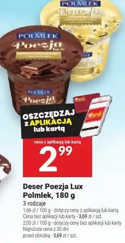 Twój Market Deser Poezja Lux Polmlek, 180 g oferta