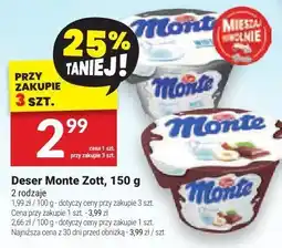 Twój Market Deser Monte Zott, 150 g oferta