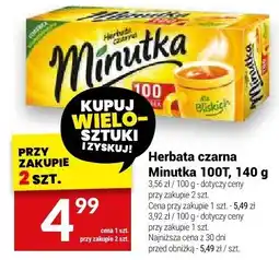 Twój Market Herbata czarna Minutka 100T, 140 g oferta