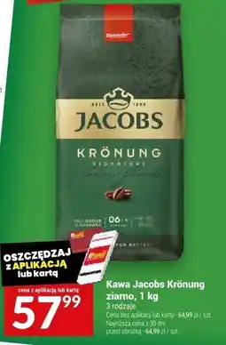Twój Market Kawa Jacobs Krönung ziarno 1kg oferta