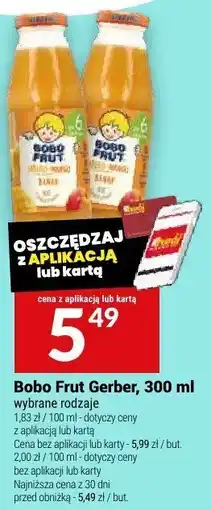 Twój Market Bobo Frut Gerber, 300 ml oferta