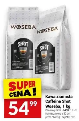 Twój Market Kawa ziarnista Caffeine Shot Woseba, 1 kg oferta