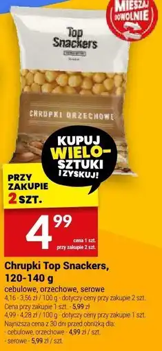 Twój Market Chrupki Top Snackers 120-140 g oferta
