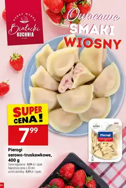 Twój Market Pierogi serowo-truskawkowe 400 g Biatecki Kuchnia oferta