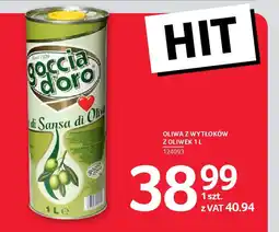 Selgros Oliwa z wytłoków z oliwek oferta
