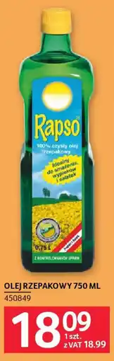 Selgros Olej rzepakowy oferta
