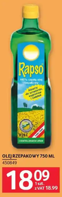 Selgros Olej rzepakowy oferta