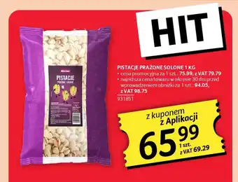 Selgros Pistacje prażone solone oferta