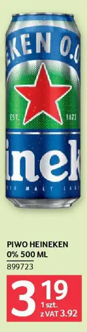 Selgros Piwo heineken 0% oferta