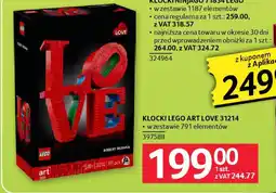 Selgros Klocki lego art love oferta