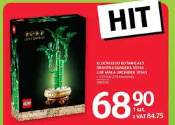 Selgros Klocki lego botanicals dracena sandera / mała orchidea oferta