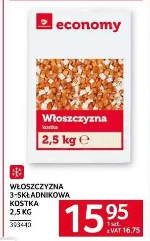 Selgros Włoszczyzna 3-składnikowa kostka 2,5 kg oferta