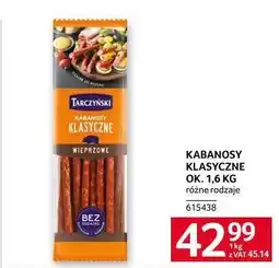 Selgros Kabanosy Klasyczne oferta