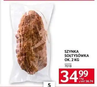 Selgros Szynka Sołtysówka oferta