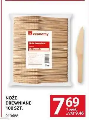 Selgros Noże drewniane 100 szt oferta