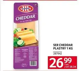 Selgros SER CHEDDAR PLASTRY 1 KG oferta