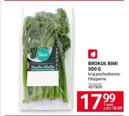 Selgros BROKUŁ BIMI 500 G oferta