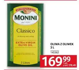 Selgros Monini Classico Extra Virgin Olive Oil oferta