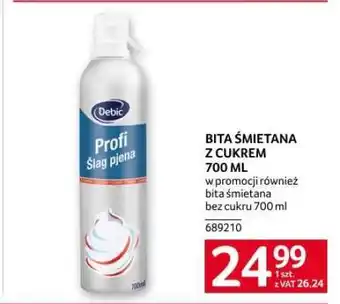 Selgros Bita śmietana z cukrem 700 ml oferta