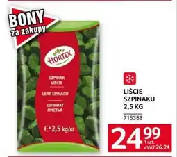 Selgros LIŚCIE SZPINAKU 2,5 KG oferta
