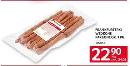 Selgros Frankfurterki wędzone parzone ok. 1 kg oferta