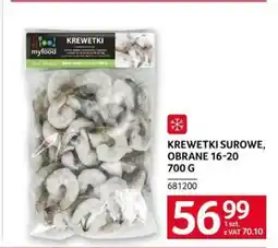 Selgros Krewetki surowe, obrane 16-20 oferta