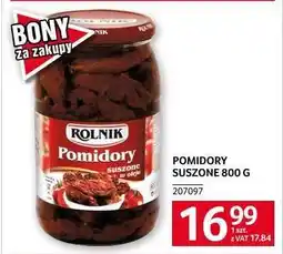 Selgros POMIDORY SUSZONE 800 G oferta