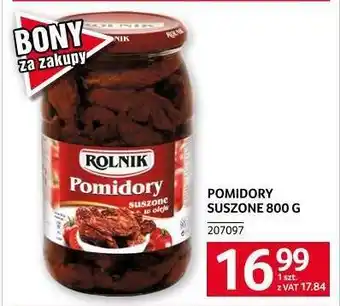 Selgros POMIDORY SUSZONE 800 G oferta