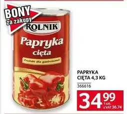 Selgros Papryka cięta 4,3 kg oferta