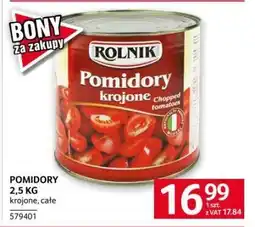 Selgros Pomidory krojone oferta