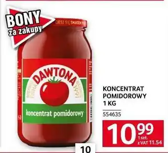 Selgros KONCENTRAT POMIDOROWY 1 KG oferta