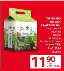 Selgros ZIEMIA BIO DO ZIÓŁ I WARZYW 20 L oferta