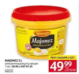 Selgros MAJONEZ 3 L oferta